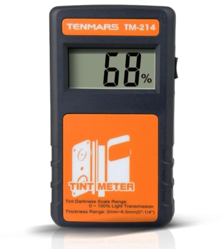 テンマース Tint Meter ティントメーター 可視光線透過率測定器 分離型 TM-214 TENMARS 【正規品 メーカー保証1年】 校正証明書 日本語説明書付き